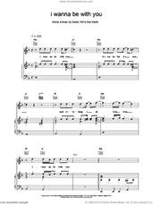 Cover icon of I Wanna Be With You sheet music for voice, piano or guitar by Backstreet Boys, intermediate skill level