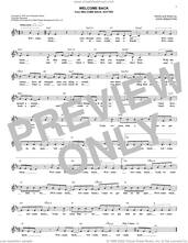 Cover icon of Welcome Back sheet music for voice and other instruments (fake book) by John Sebastian, Mase and Mason Bertha, intermediate skill level