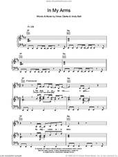 Cover icon of In My Arms sheet music for voice, piano or guitar by Erasure, intermediate skill level
