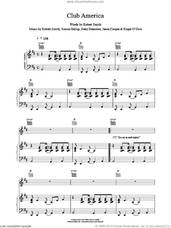 Cover icon of Club America sheet music for voice, piano or guitar by The Cure, intermediate skill level
