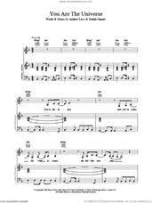 Cover icon of You Are The Universe sheet music for voice, piano or guitar by Brand New Heavies, intermediate skill level