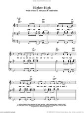 Cover icon of Highest High sheet music for voice, piano or guitar by Brand New Heavies, intermediate skill level
