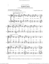Cover icon of Yodel Carol sheet music for choir (SATB: soprano, alto, tenor, bass) by Stephen Coker, intermediate skill level