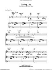 Cover icon of Calling You sheet music for voice, piano or guitar by Holly Cole, intermediate skill level