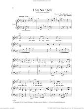 Cover icon of I Am Not There sheet music for choir (SATB: soprano, alto, tenor, bass) by Nick Johnson and Mary Elizabeth Frye, intermediate skill level