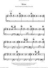 Cover icon of Sense sheet music for voice, piano or guitar by The Lightning Seeds, intermediate skill level