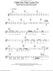 Cover icon of I Hate You Then I Love You sheet music for voice and other instruments (fake book) by Celine Dion, intermediate skill level