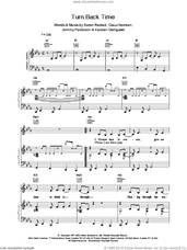 Cover icon of Turn Back Time sheet music for voice, piano or guitar by Aqua, intermediate skill level