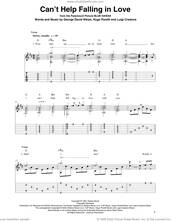 Cover icon of Can't Help Falling In Love (arr. Ben Pila) sheet music for guitar solo by Elvis Presley, Ben Pila, George David Weiss, Hugo Peretti and Luigi Creatore, intermediate skill level