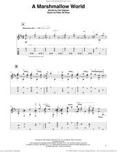 Cover icon of A Marshmallow World (arr. David Jaggs) sheet music for guitar solo by Carl Sigman, David Jaggs and Peter DeRose, intermediate skill level