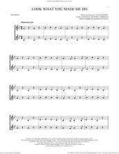 Cover icon of Look What You Made Me Do sheet music for two trumpets (duet, duets) by Taylor Swift, Fred Fairbrass, Jack Antonoff, Richard Fairbrass and Rob Manzoli, intermediate skill level