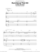 Cover icon of Running Up That Hill sheet music for guitar (tablature) by Kate Bush, intermediate skill level