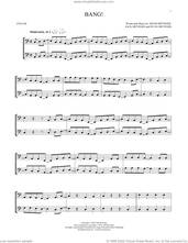 Cover icon of Bang! sheet music for two cellos (duet, duets) by AJR, Adam Metzger, Jack Metzger and Ryan Metzger, intermediate skill level