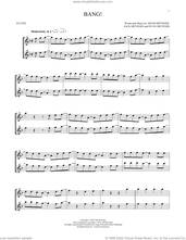 Cover icon of Bang! sheet music for two flutes (duets) by AJR, Adam Metzger, Jack Metzger and Ryan Metzger, intermediate skill level