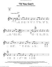 Cover icon of 'Til You Can't sheet music for ukulele by Cody Johnson, Ben Stennis and Matt Rogers, intermediate skill level