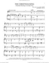 Cover icon of The Christmas Song (Chestnuts Roasting On An Open Fire) sheet music for two voices and piano by Mel Torme and Robert Wells, intermediate skill level