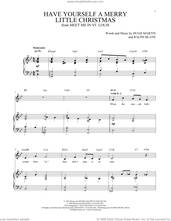Cover icon of Have Yourself A Merry Little Christmas sheet music for two voices and piano by Frank Sinatra, Hugh Martin and Ralph Blane, intermediate skill level
