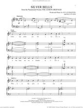 Cover icon of Silver Bells sheet music for two voices and piano by Jay Livingston and Ray Evans, intermediate skill level