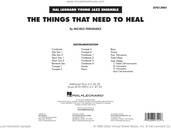 Cover icon of The Things That Need To Heal sheet music for jazz band (full score) by Michele Fernández, intermediate skill level