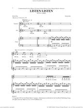 Cover icon of Listen, Listen sheet music for choir (2-Part) by David Das, intermediate duet