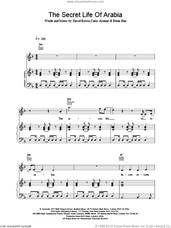 Cover icon of The Secret Life Of Arabia sheet music for voice, piano or guitar by David Bowie, intermediate skill level