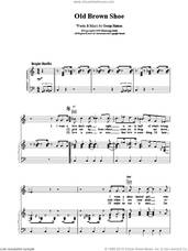 Cover icon of Old Brown Shoe sheet music for voice, piano or guitar by The Beatles, intermediate skill level