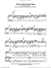 Cover icon of Pick A Part That's New sheet music for voice, piano or guitar by Stereophonics, intermediate skill level