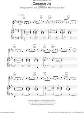 Cover icon of Carraroe Jig sheet music for voice, piano or guitar by The Corrs, intermediate skill level