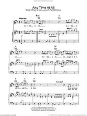 Cover icon of Any Time At All sheet music for voice, piano or guitar by The Beatles, intermediate skill level