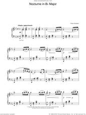 Cover icon of Nocturne in E-flat Major, Op. 148, D. 897 sheet music for piano solo by Franz Schubert, classical score, intermediate skill level