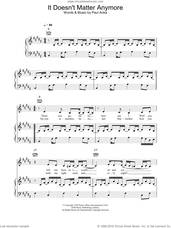 Cover icon of It Doesn't Matter Anymore sheet music for voice, piano or guitar by Eva Cassidy, intermediate skill level