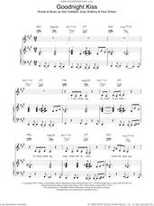 Cover icon of Goodnight Kiss sheet music for voice, piano or guitar by Geri Halliwell, intermediate skill level