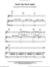 Cover icon of Never Say Never Again sheet music for voice, piano or guitar by Steps, intermediate skill level