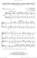 Cover icon of Lord, Who Throughout These Forty Days (arr. John Leavitt) sheet music for choir (SAB: soprano, alto, bass) by Claudia Hernaman and John Leavitt, intermediate skill level