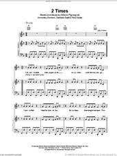 Cover icon of 2 Times sheet music for voice, piano or guitar by Ann Lee, intermediate skill level