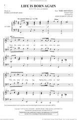 Cover icon of Life Is Born Again sheet music for choir (SATB: soprano, alto, tenor, bass) by John Purifoy and Pamela Stewart, intermediate skill level