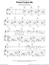 Cover icon of Please Forgive Me sheet music for voice, piano or guitar by David Gray, intermediate skill level