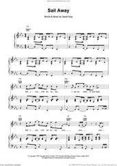 Cover icon of Sail Away sheet music for voice, piano or guitar by David Gray, intermediate skill level