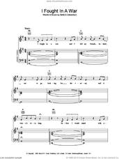 Cover icon of I Fought In A War sheet music for voice, piano or guitar, intermediate skill level