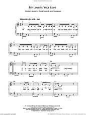 Cover icon of My Love Is Your Love sheet music for voice, piano or guitar by Whitney Houston, intermediate skill level