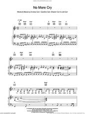 Cover icon of No More Cry sheet music for voice, piano or guitar by The Corrs, intermediate skill level