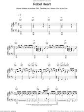 Cover icon of Rebel Heart sheet music for voice, piano or guitar by The Corrs, intermediate skill level