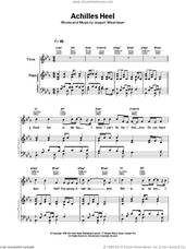 Cover icon of Achilles Heel sheet music for voice, piano or guitar by Toploader, intermediate skill level
