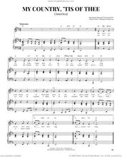 Cover icon of My Country, 'Tis Of Thee (America) sheet music for voice and piano by Samuel Francis Smith, Dana Lentini and Thesaurus Musicus, intermediate skill level