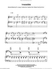 Cover icon of Irresistible sheet music for voice, piano or guitar by The Corrs, intermediate skill level