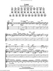 Cover icon of Love sheet music for guitar (tablature) by Paul Simon, intermediate skill level