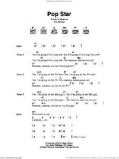 Cover icon of Pop Star sheet music for guitar (chords) by Cat Stevens, intermediate skill level