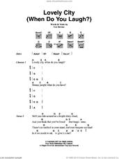 Cover icon of Lovely City (When Do You Laugh?) sheet music for guitar (chords) by Cat Stevens, intermediate skill level