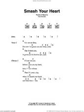 Cover icon of Smash Your Heart sheet music for guitar (chords) by Cat Stevens, intermediate skill level
