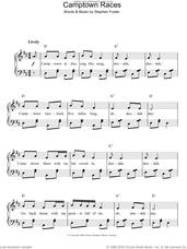 Cover icon of The Camptown Races sheet music for piano solo by Stephen Foster, easy skill level